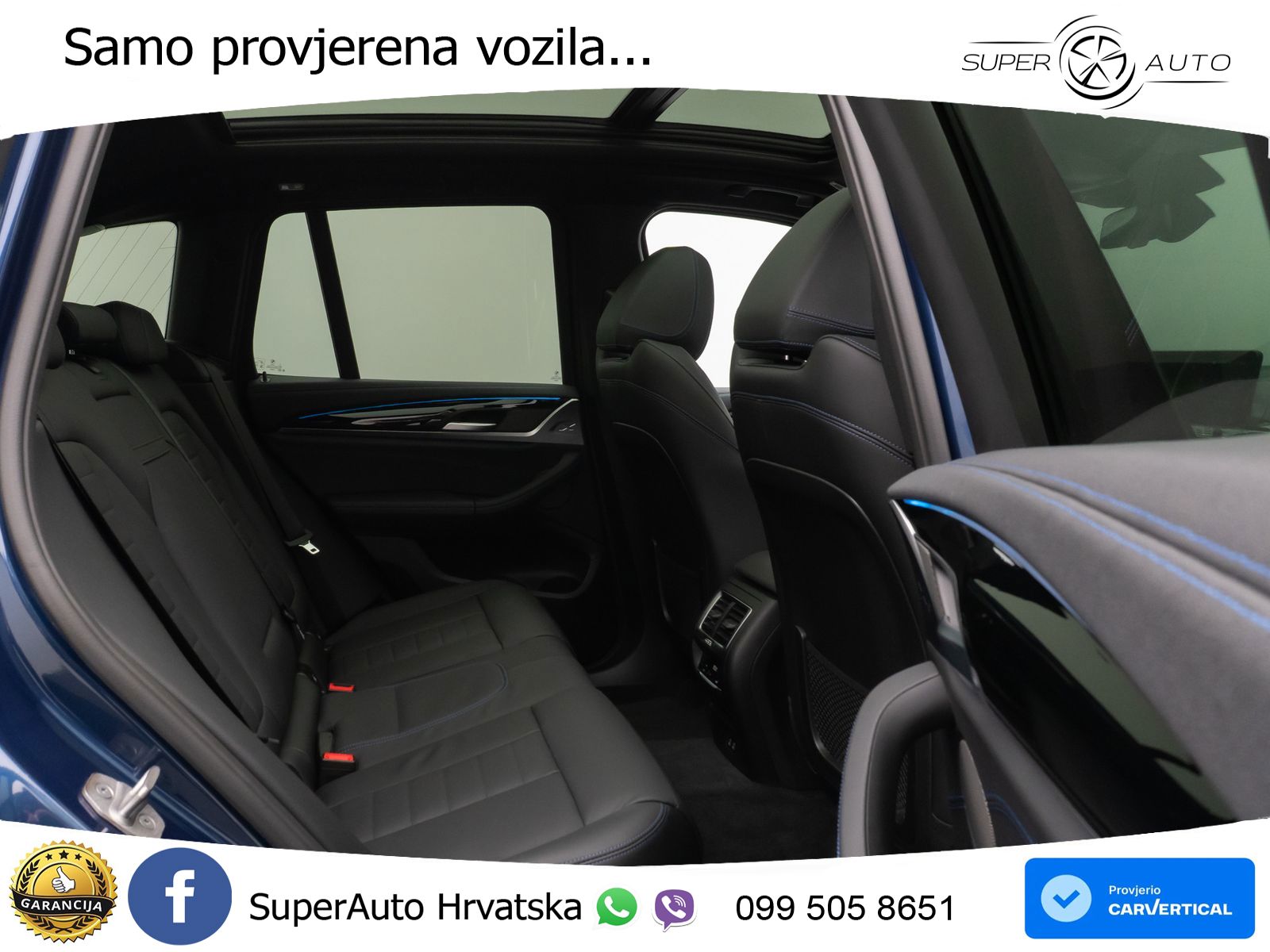 BMW iX3 80 kWh (286 KS) M Sport LED+GR SJED+ACC