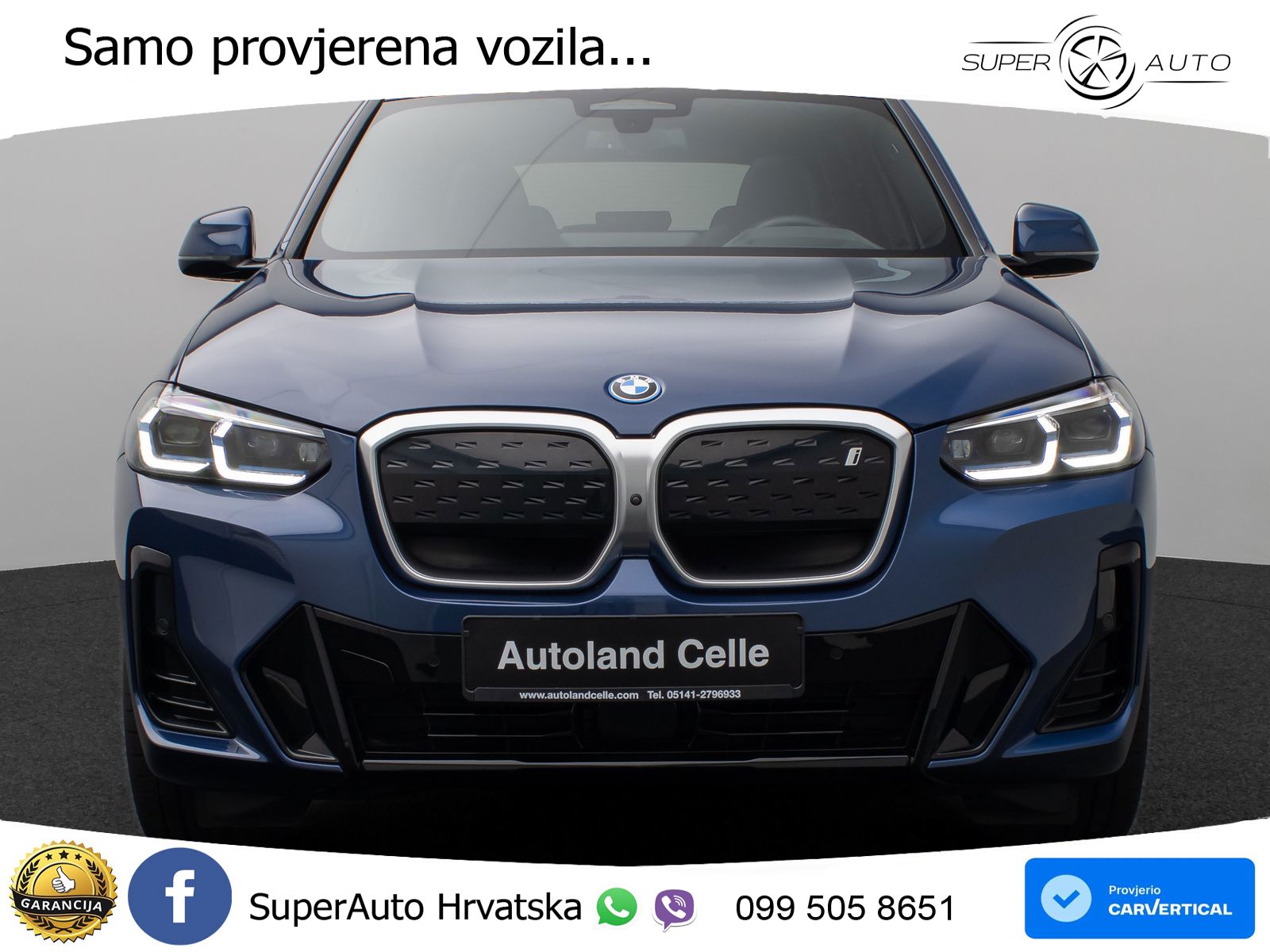 BMW iX3 80 kWh (286 KS) M Sport LED+GR SJED+ACC