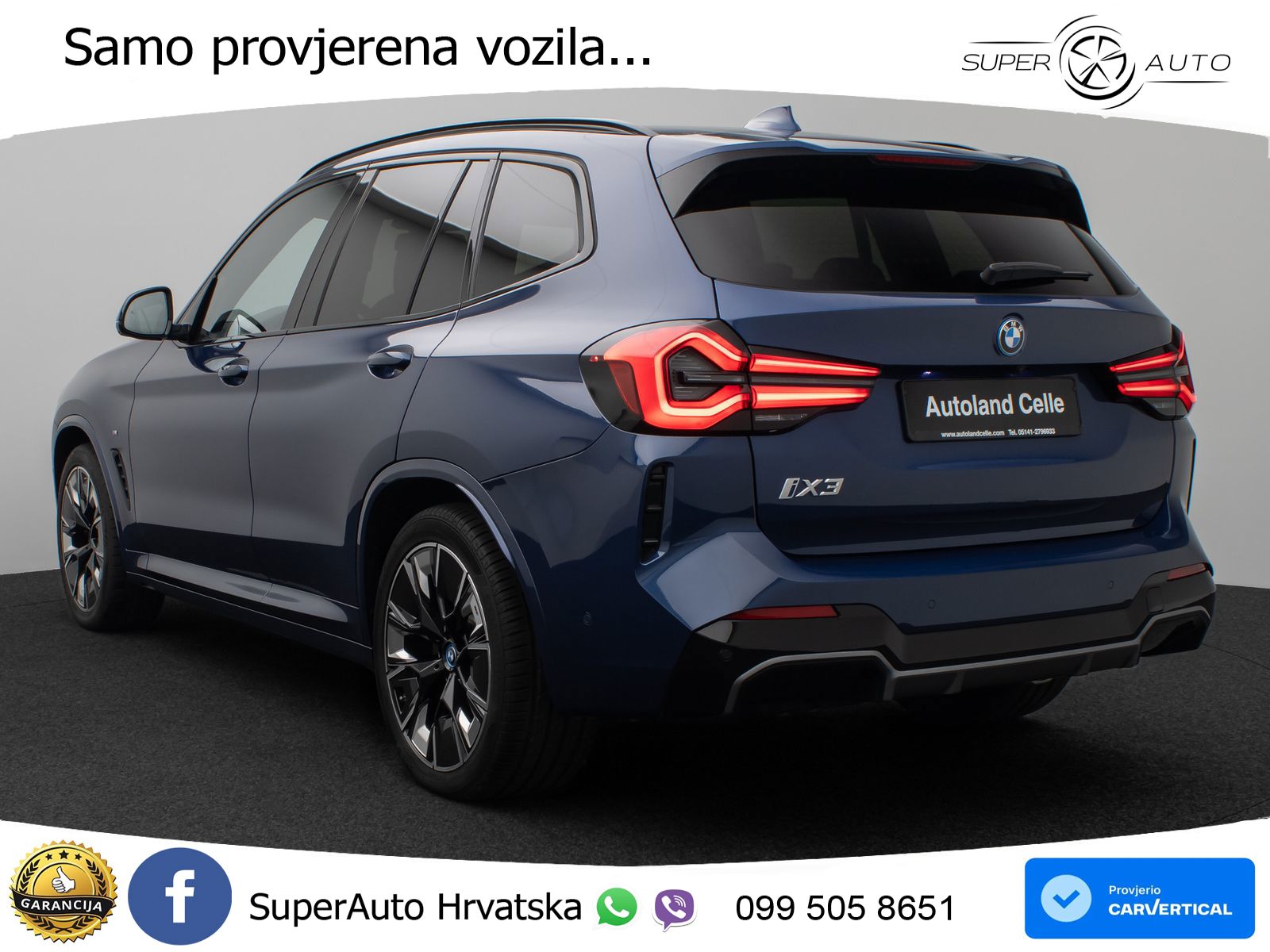 BMW iX3 80 kWh (286 KS) M Sport LED+GR SJED+ACC