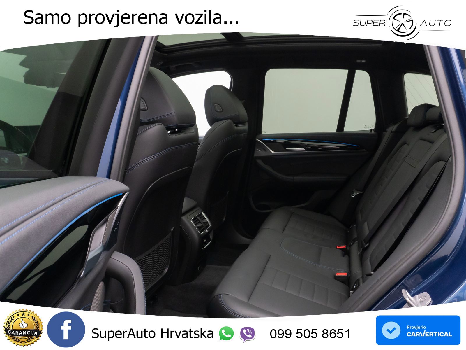 BMW iX3 80 kWh (286 KS) M Sport LED+GR SJED+ACC