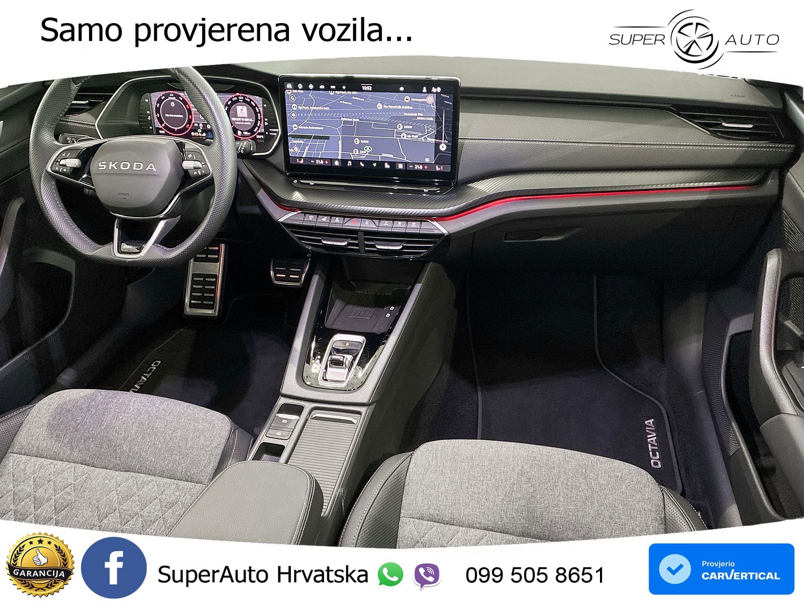 Škoda Octavia Combi 2.0 TDI (150 KS) DSG SportLine LED+GR SJED+ACC