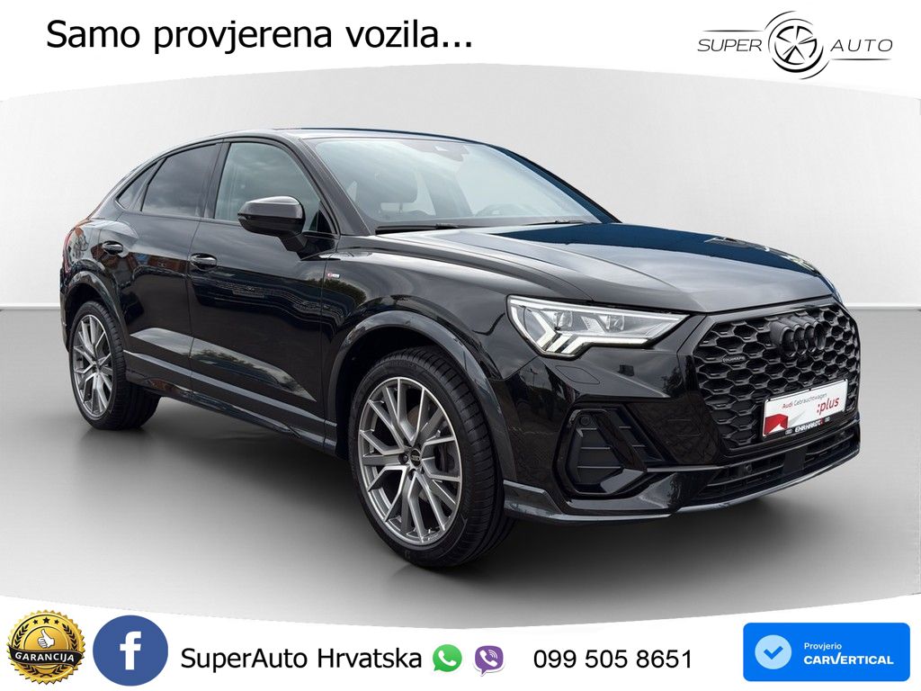 Audi Q3 II Sportback 45 TFSI (245 KS) quattro S tronic S line LED+GR SJED+ACC