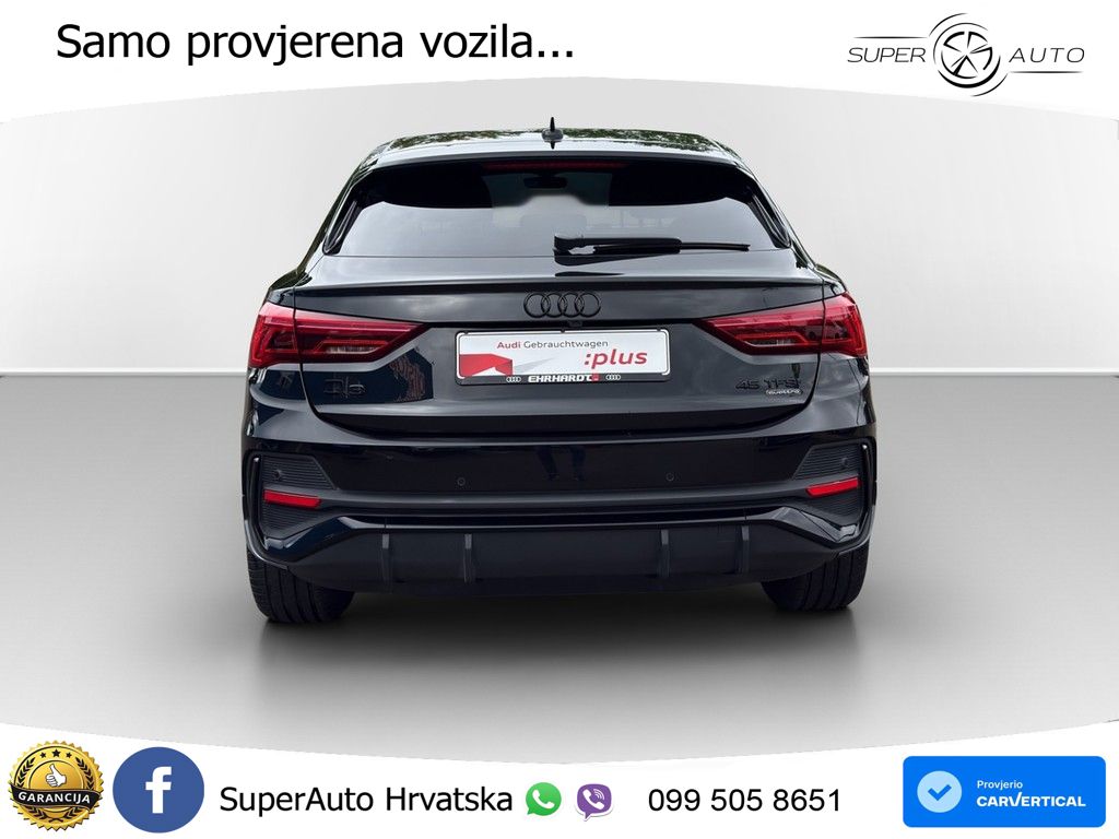 Audi Q3 II Sportback 45 TFSI (245 KS) quattro S tronic S line LED+GR SJED+ACC
