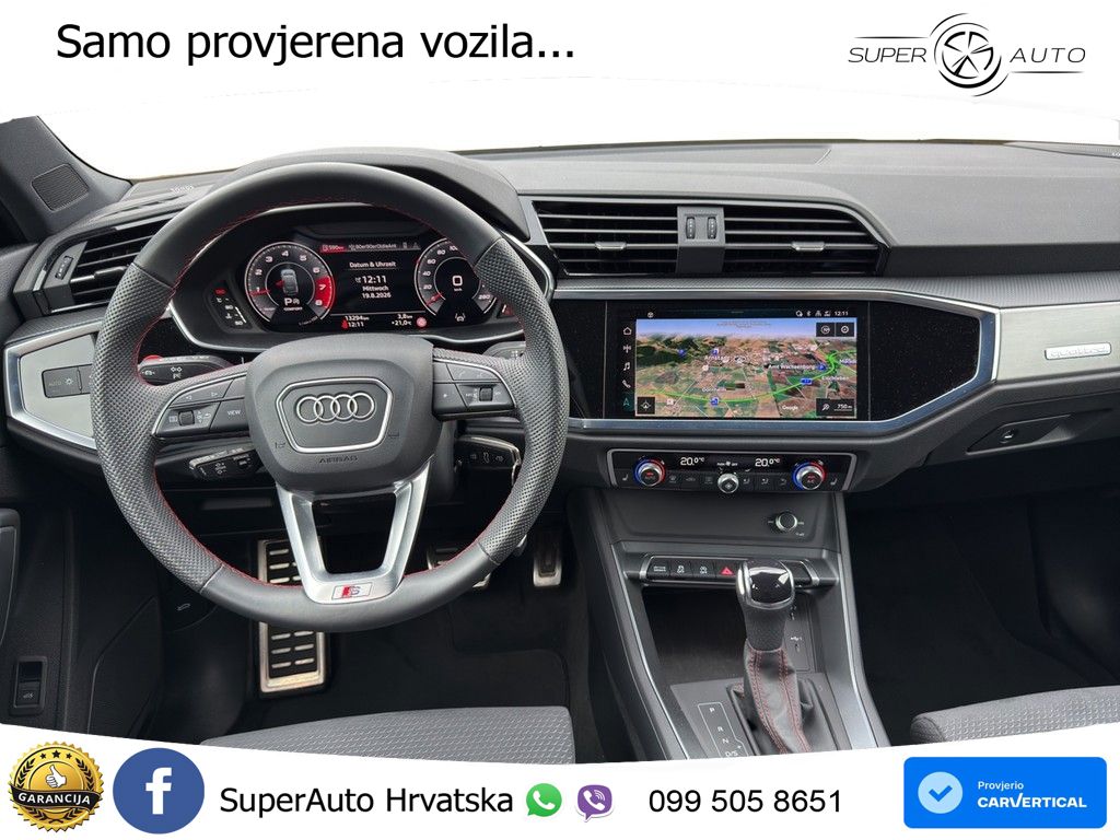 Audi Q3 II Sportback 45 TFSI (245 KS) quattro S tronic S line LED+GR SJED+ACC