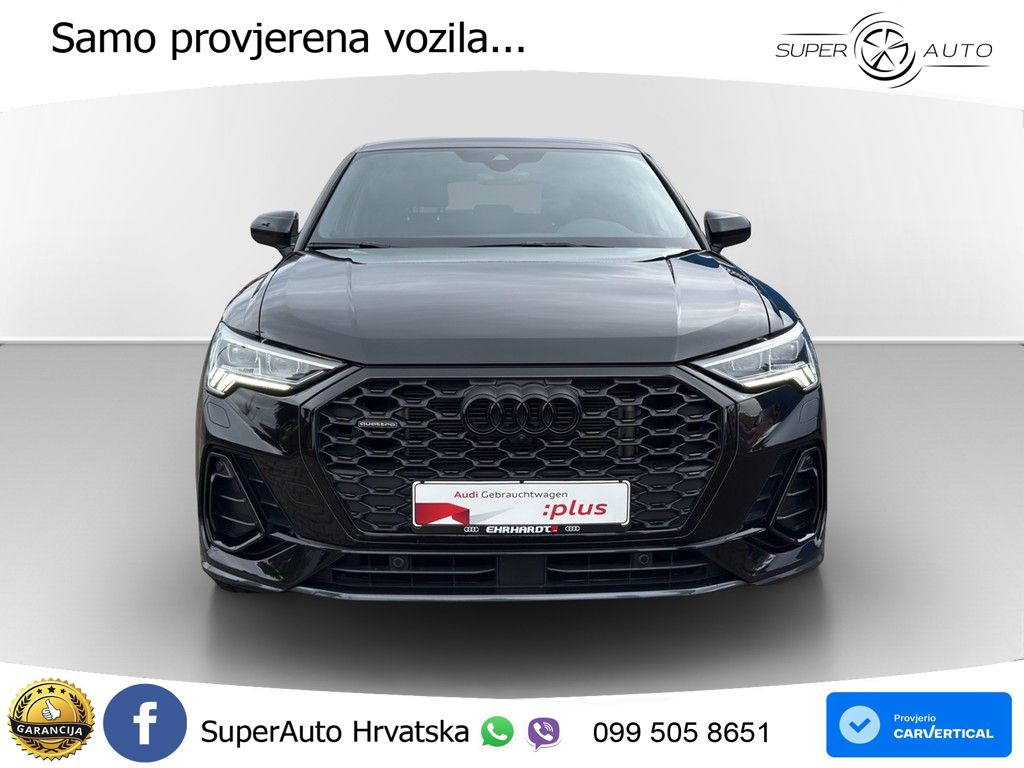 Audi Q3 II Sportback 45 TFSI (245 KS) quattro S tronic S line LED+GR SJED+ACC