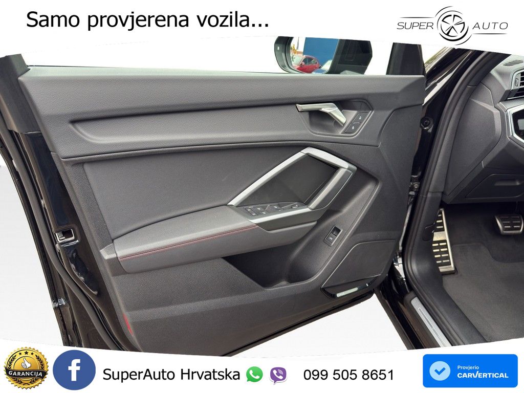 Audi Q3 II Sportback 45 TFSI (245 KS) quattro S tronic S line LED+GR SJED+ACC