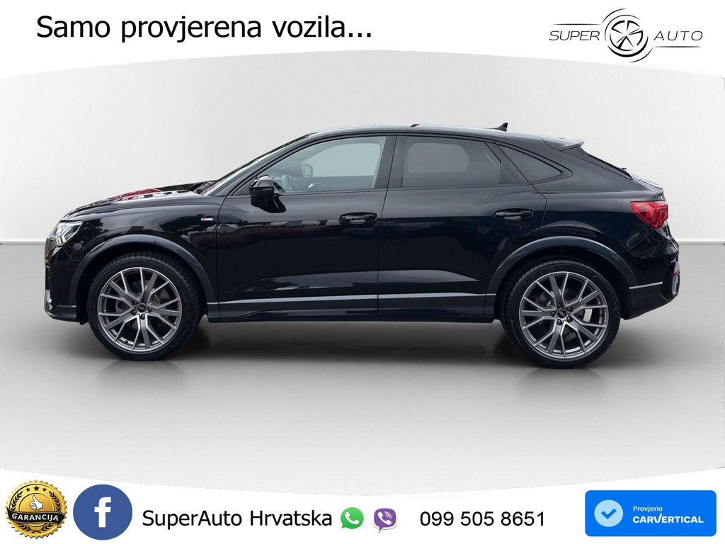 Audi Q3 II Sportback 45 TFSI (245 KS) quattro S tronic S line LED+GR SJED+ACC