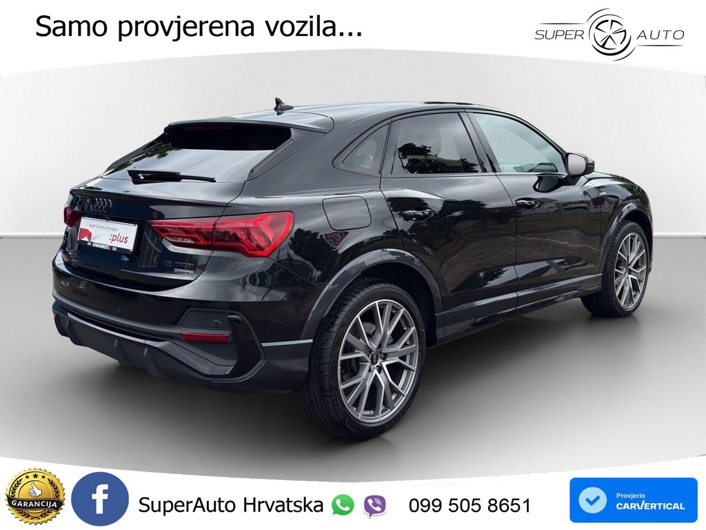 Audi Q3 II Sportback 45 TFSI (245 KS) quattro S tronic S line LED+GR SJED+ACC