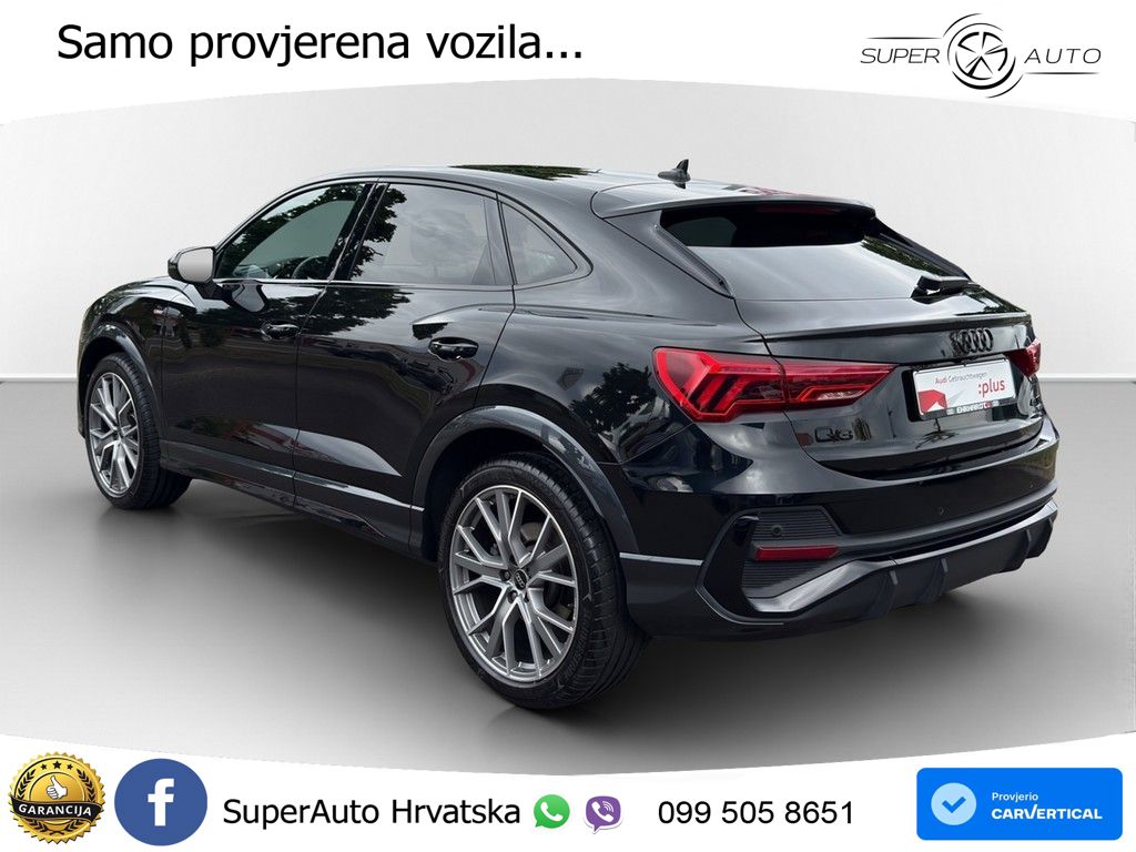Audi Q3 II Sportback 45 TFSI (245 KS) quattro S tronic S line LED+GR SJED+ACC