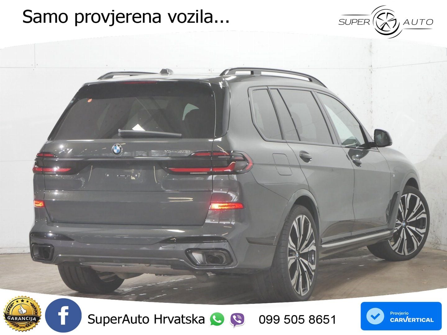BMW X7 40d (352 KS) xDrive Steptronic M Sport ZRAČNI+ACC+GR SJED+KAM+PANO