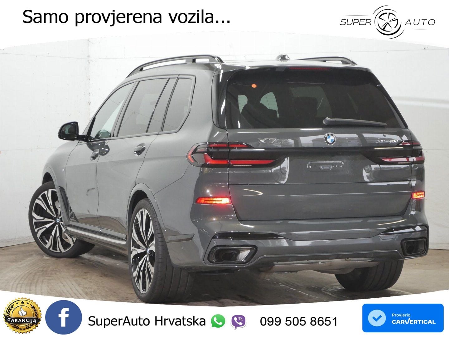 BMW X7 40d (352 KS) xDrive Steptronic M Sport ZRAČNI+ACC+GR SJED+KAM+PANO