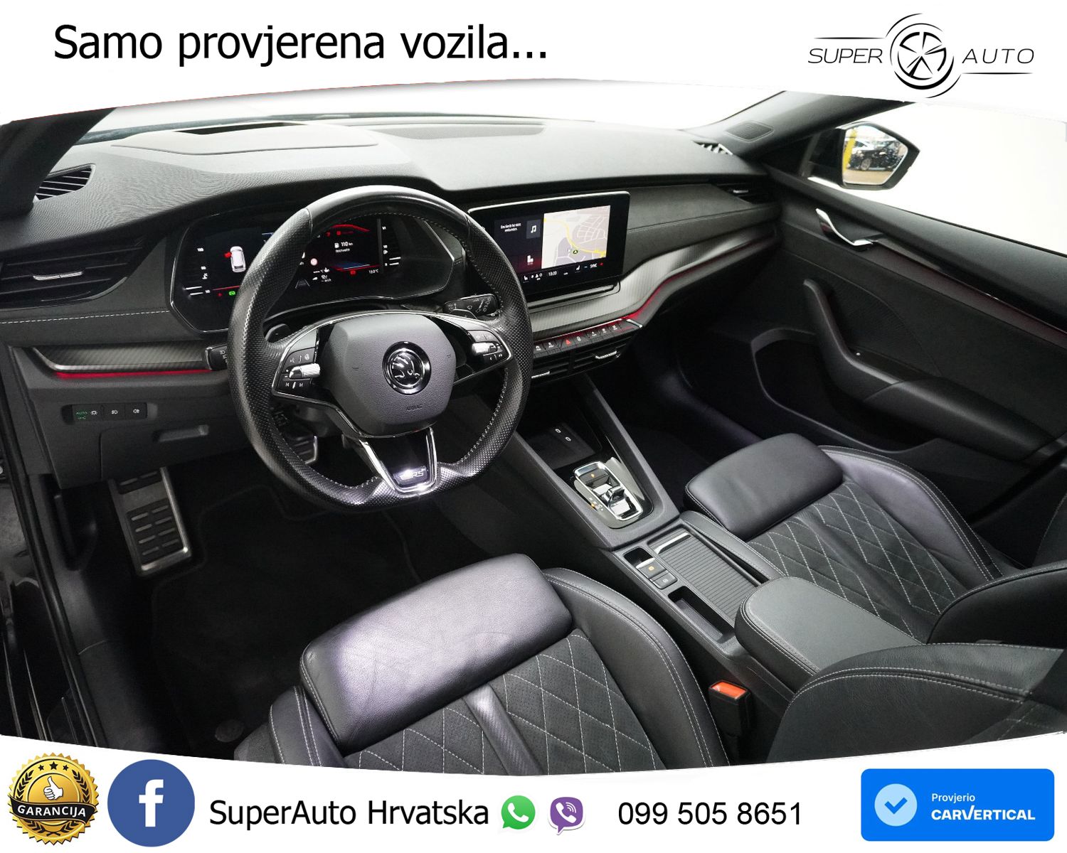 Škoda Octavia Combi RS 2.0 TSI (245 KS) DSG LED+GR SJED+ACC