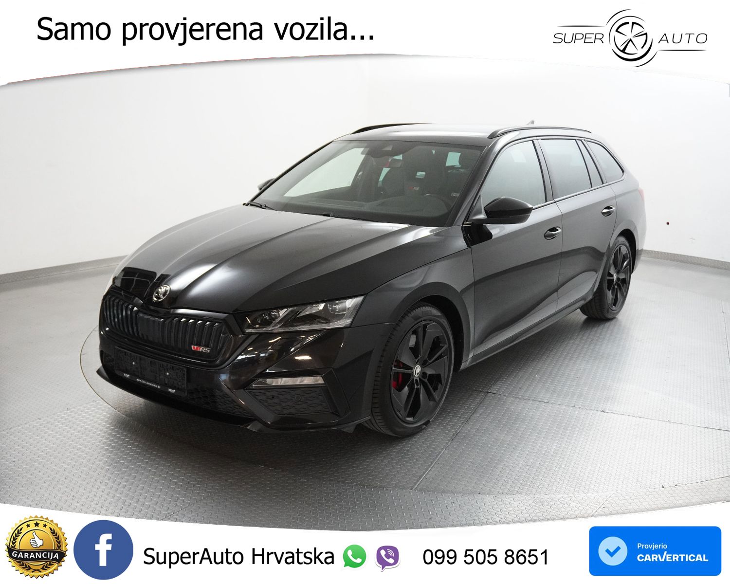 Škoda Octavia Combi RS 2.0 TSI (245 KS) DSG LED+GR SJED+ACC