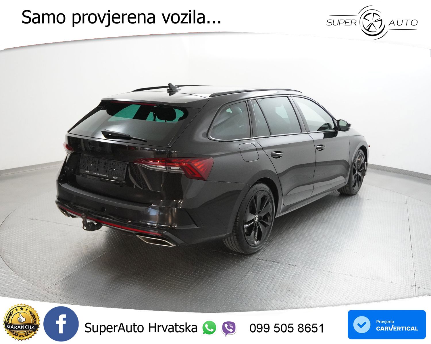 Škoda Octavia Combi RS 2.0 TSI (245 KS) DSG LED+GR SJED+ACC