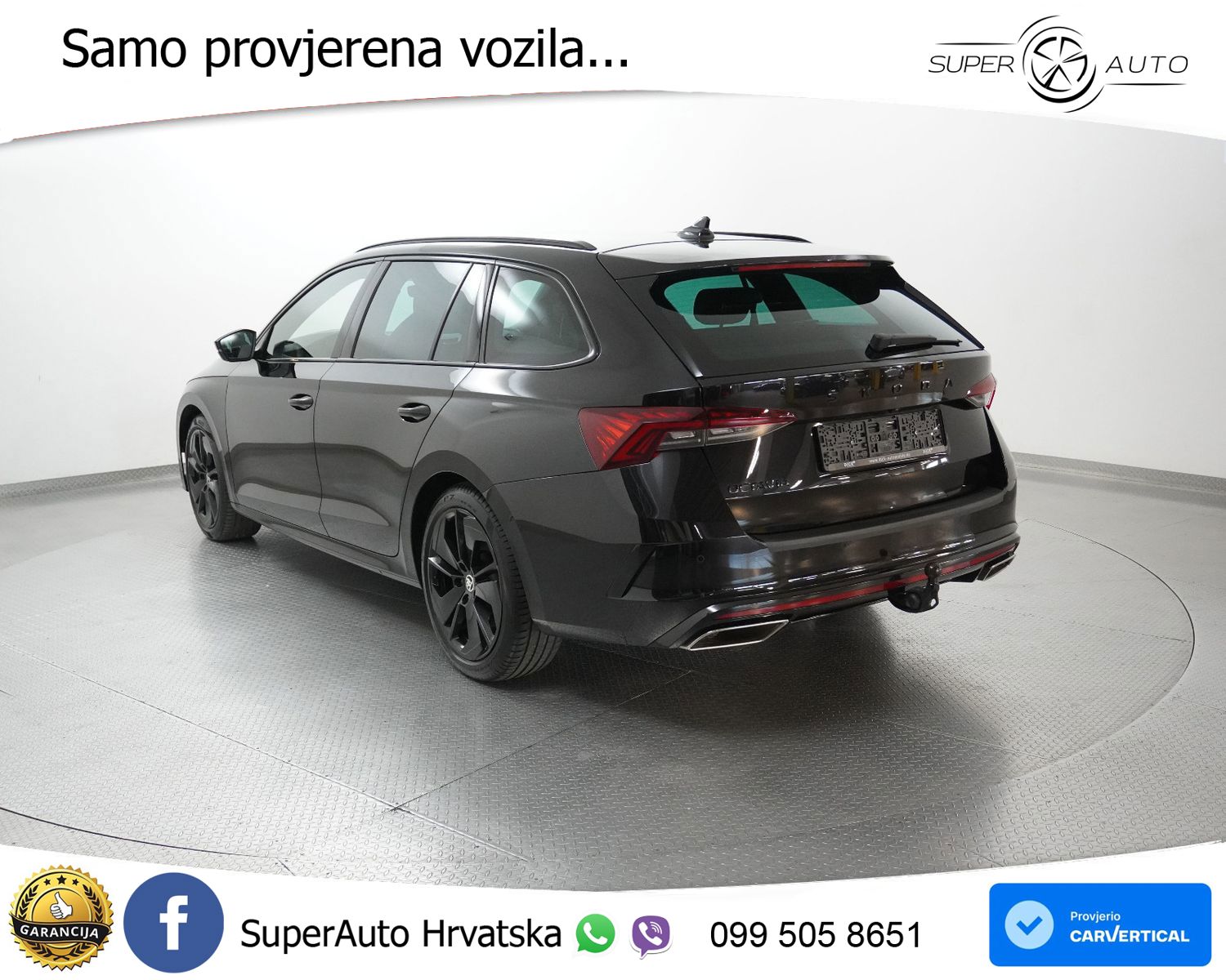Škoda Octavia Combi RS 2.0 TSI (245 KS) DSG LED+GR SJED+ACC