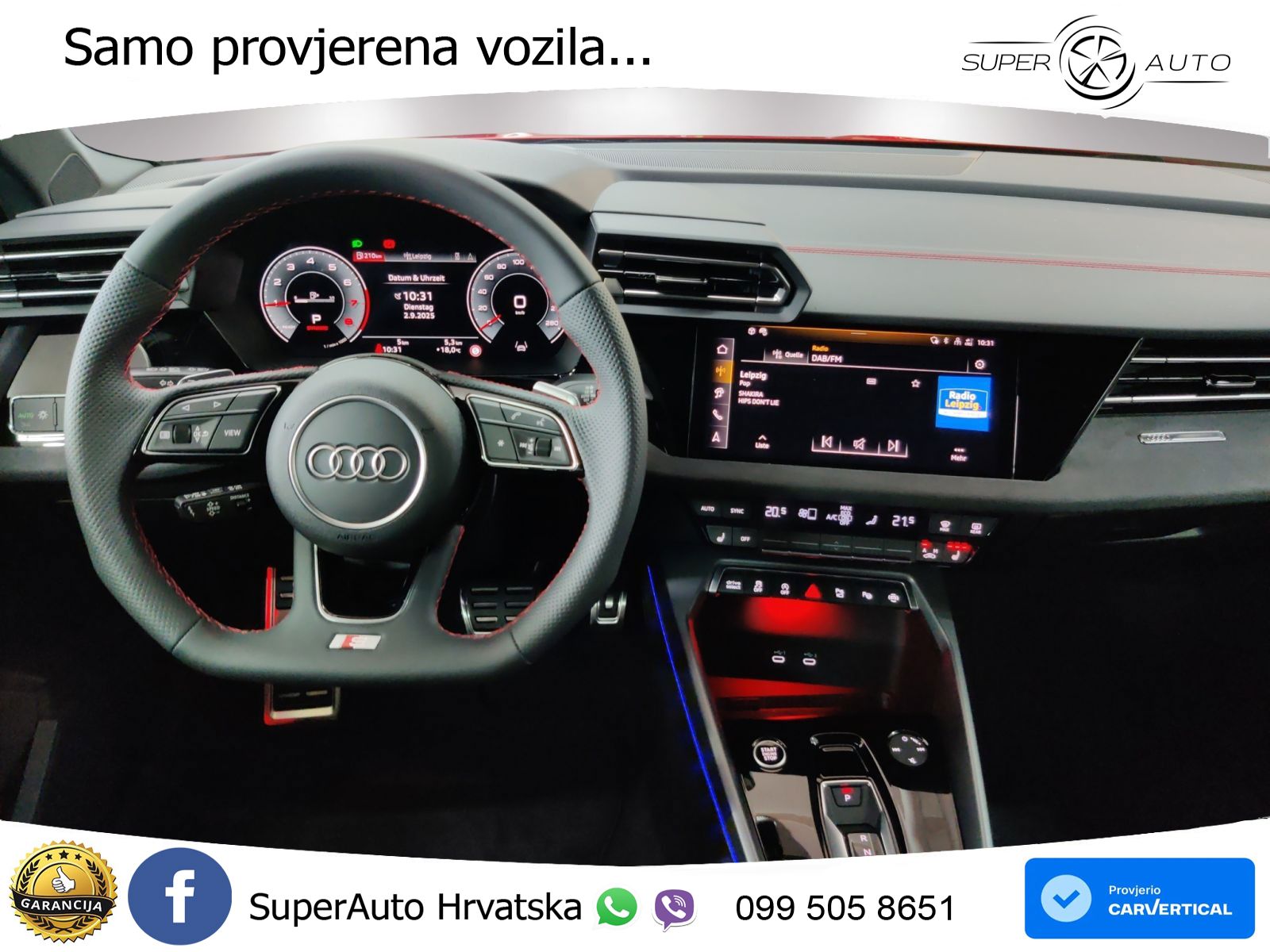 Audi A3 35 TFSI (150 KS) S tronic S line MATRIX+GR SJED+KAM