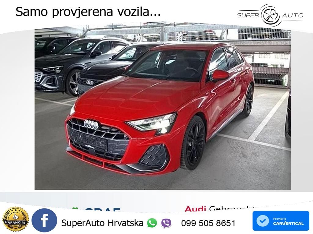 Audi A3 35 TFSI (150 KS) S tronic S line LED+GR SJED+ACC