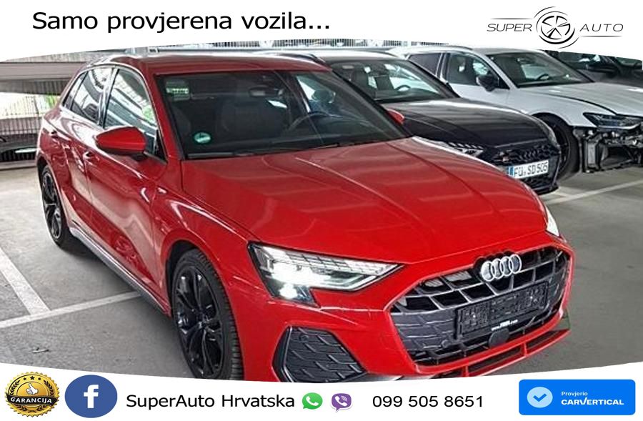 Audi A3 35 TFSI (150 KS) S tronic S line LED+GR SJED+ACC
