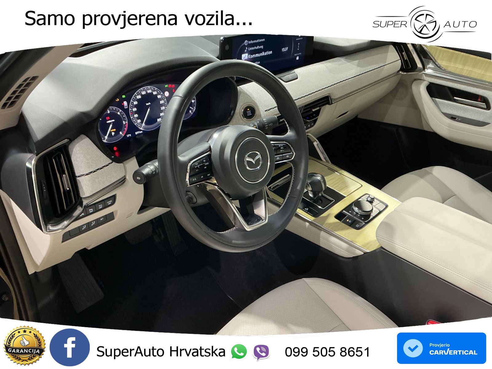 Mazda CX-60 3.3 e-Skyactiv D (254 KS) AWD Automatic LED+GR SJED+ACC