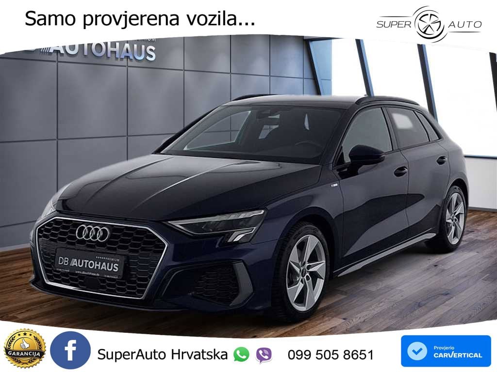 Audi A3 35 TFSI (150 KS) S tronic S line LED+GR SJED+ACC