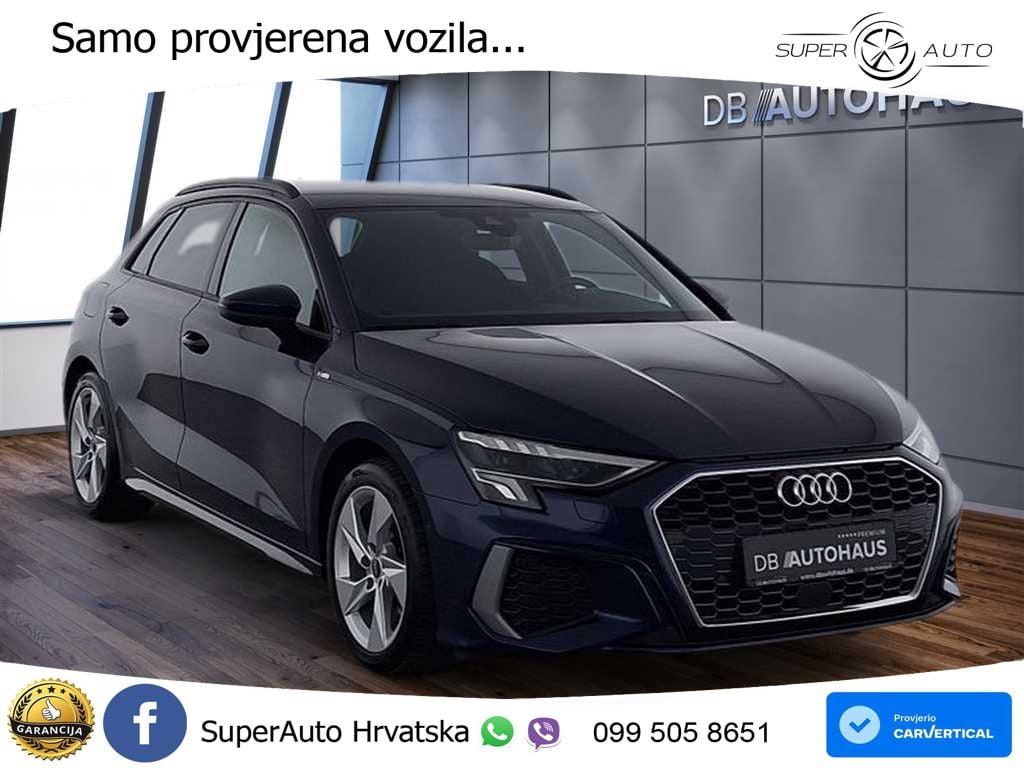 Audi A3 35 TFSI (150 KS) S tronic S line LED+GR SJED+ACC