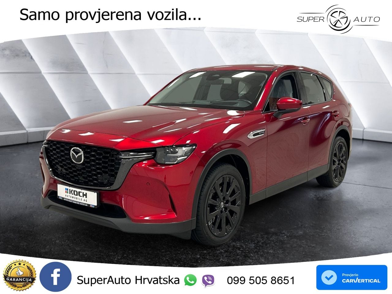 Mazda CX-60 3.3 e-Skyactiv D (254 KS) AWD Automatic LED+GR SJED+ACC