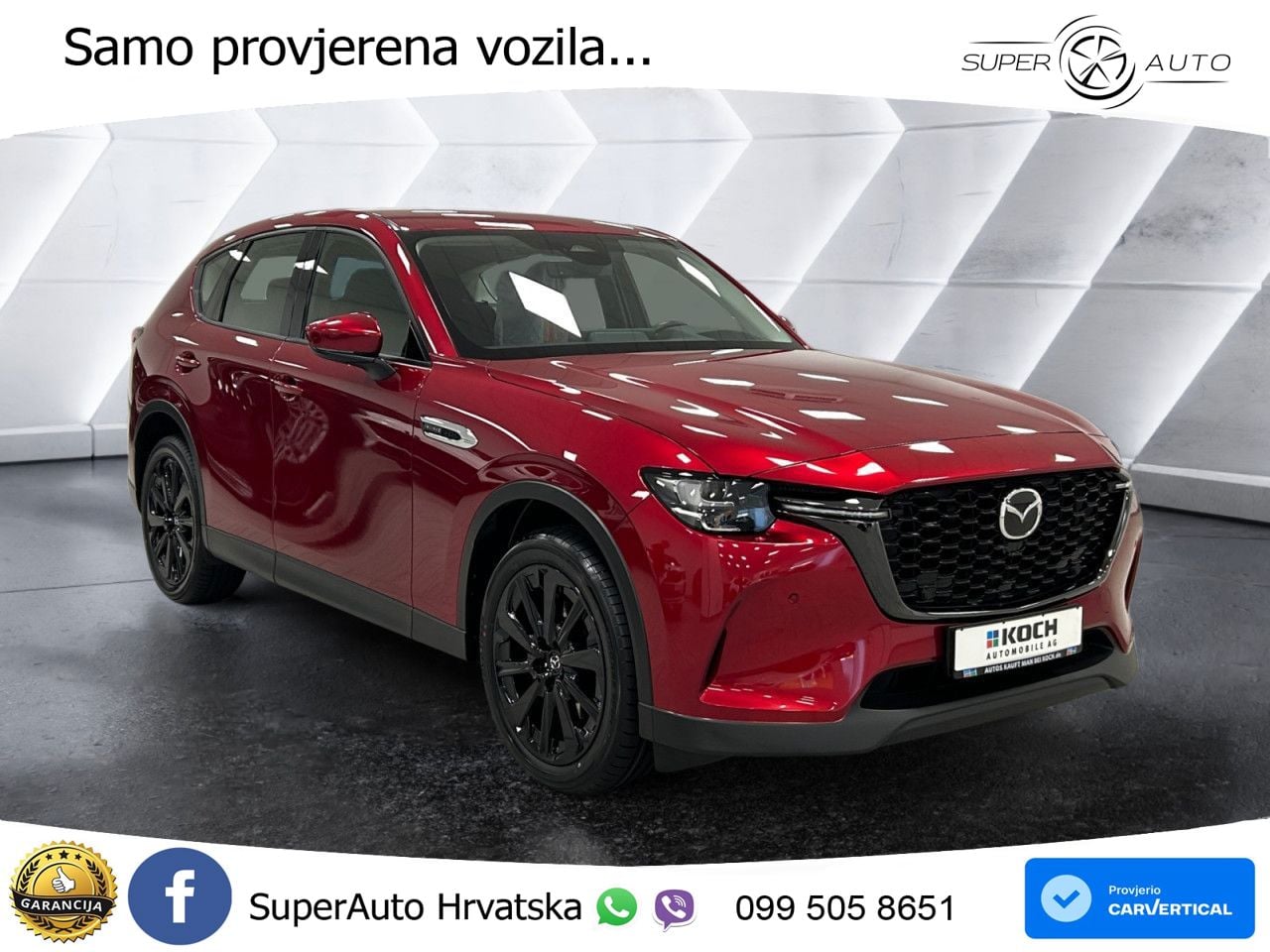 Mazda CX-60 3.3 e-Skyactiv D (254 KS) AWD Automatic LED+GR SJED+ACC