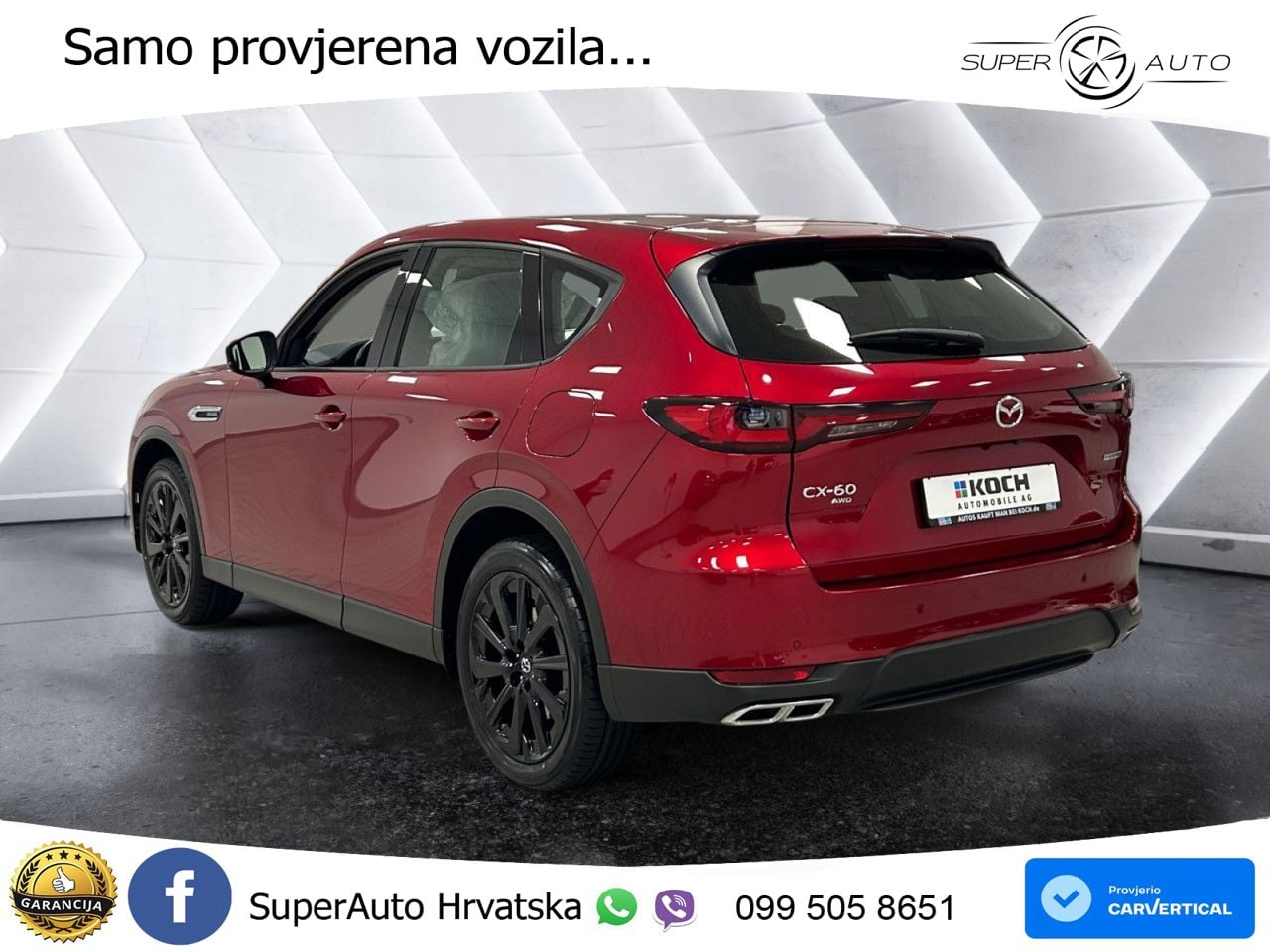 Mazda CX-60 3.3 e-Skyactiv D (254 KS) AWD Automatic LED+GR SJED+ACC