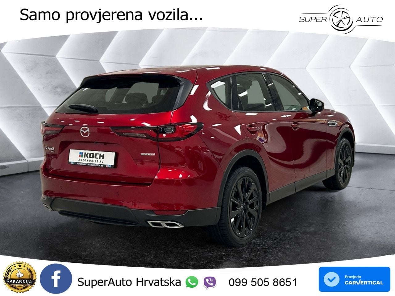Mazda CX-60 3.3 e-Skyactiv D (254 KS) AWD Automatic LED+GR SJED+ACC