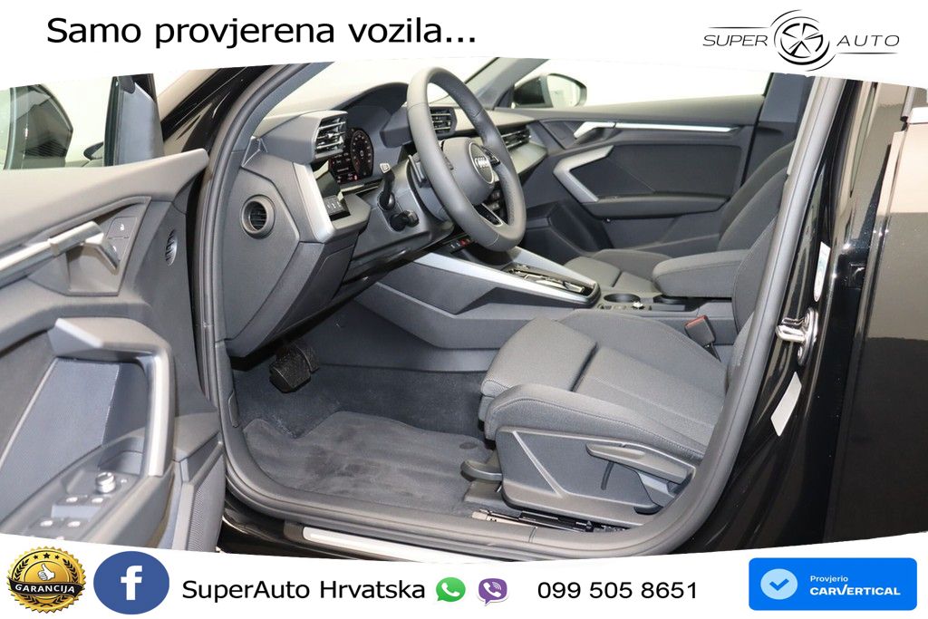 Audi A3 Sportback 30 TFSI (116 KS) Mild Hybrid S tronic LED+GR SJED+ACC