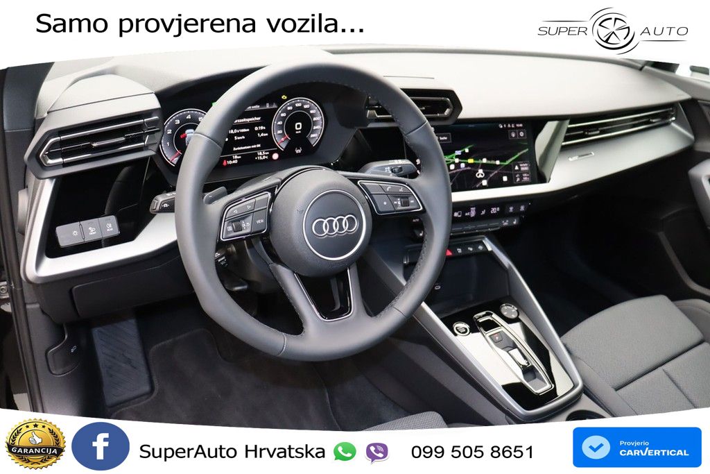 Audi A3 Sportback 30 TFSI (116 KS) Mild Hybrid S tronic LED+GR SJED+ACC