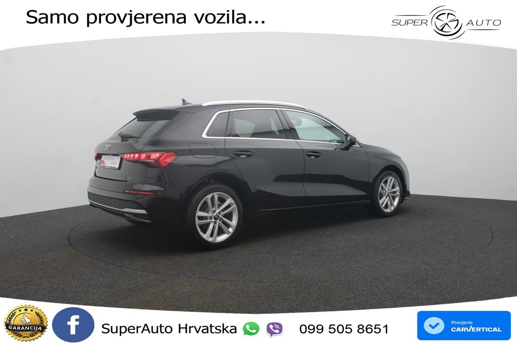 Audi A3 Sportback 30 TFSI (116 KS) Mild Hybrid S tronic LED+GR SJED+ACC