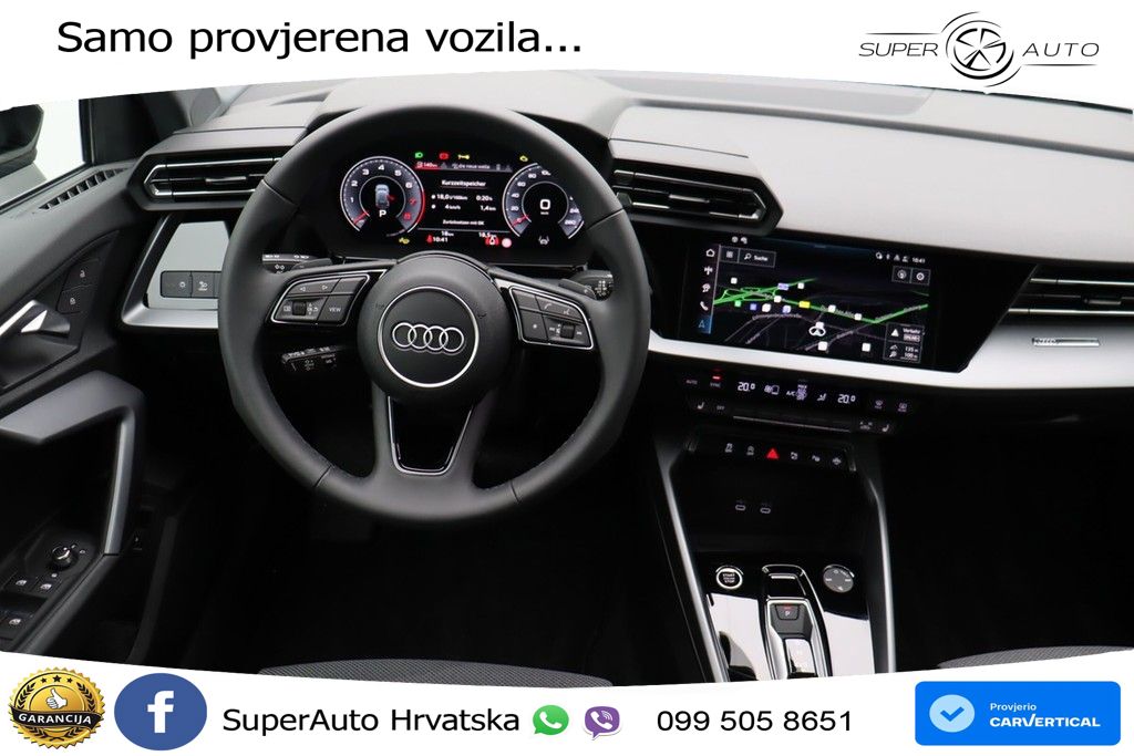 Audi A3 Sportback 30 TFSI (116 KS) Mild Hybrid S tronic LED+GR SJED+ACC