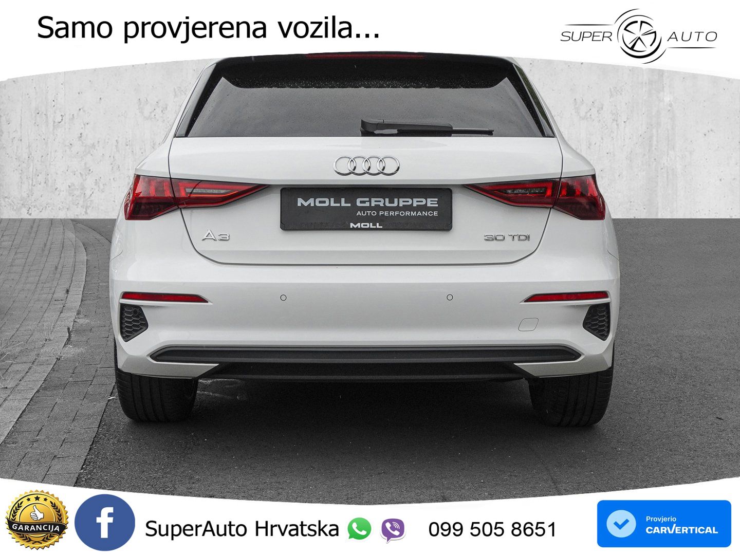 Audi A3 30 TDI (116 KS)