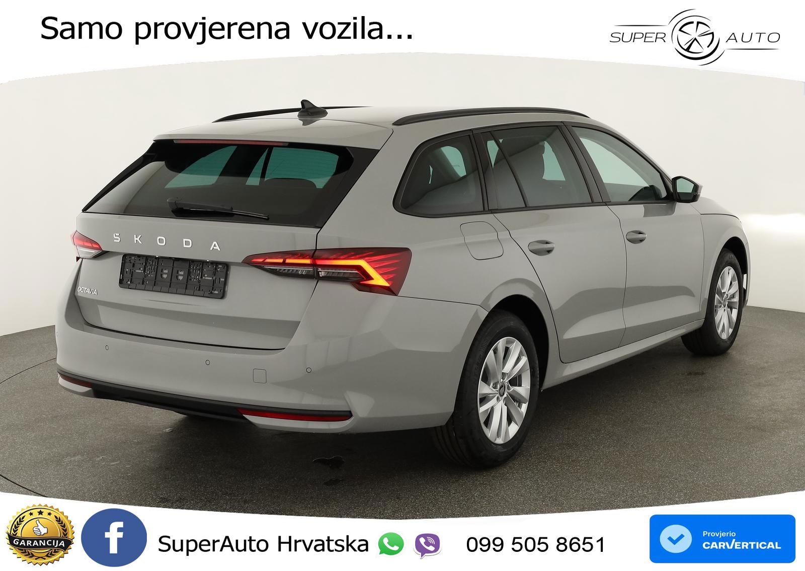 Škoda Octavia Combi 2.0 TDI (150 KS) DSG Selection LED+GR SJED+ACC