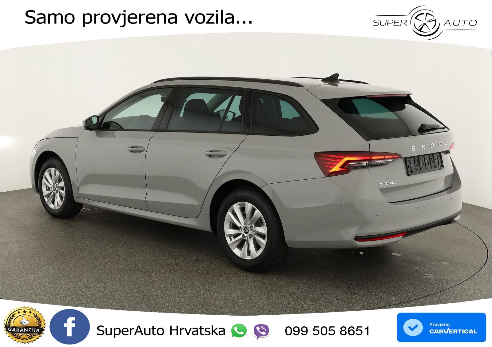 Škoda Octavia Combi 2.0 TDI (150 KS) DSG Selection LED+GR SJED+ACC