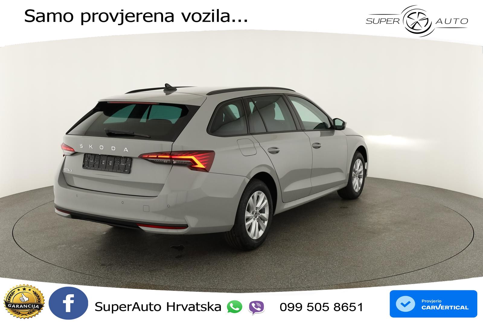 Škoda Octavia Combi 2.0 TDI (150 KS) DSG Selection LED+GR SJED+ACC
