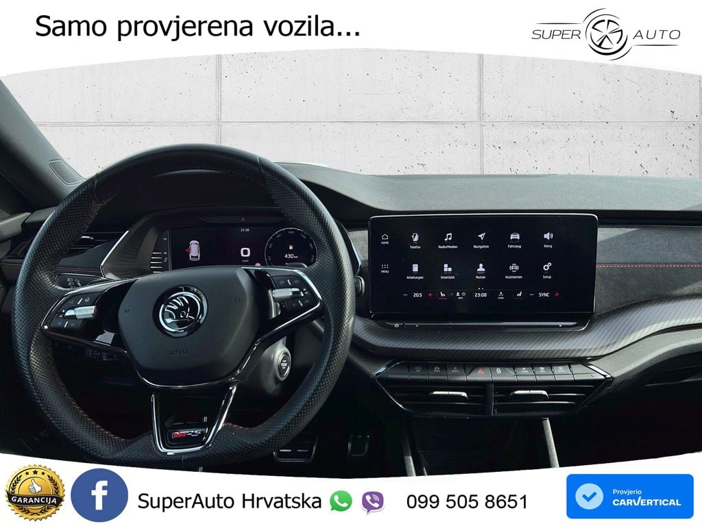 Škoda Octavia Combi RS 2.0 TDI (200 KS) DSG LED+GR SJED+ACC