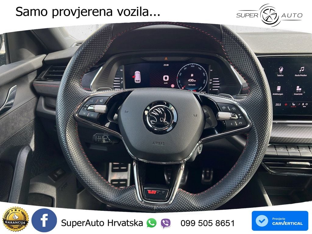 Škoda Octavia Combi RS 2.0 TDI (200 KS) DSG LED+GR SJED+ACC