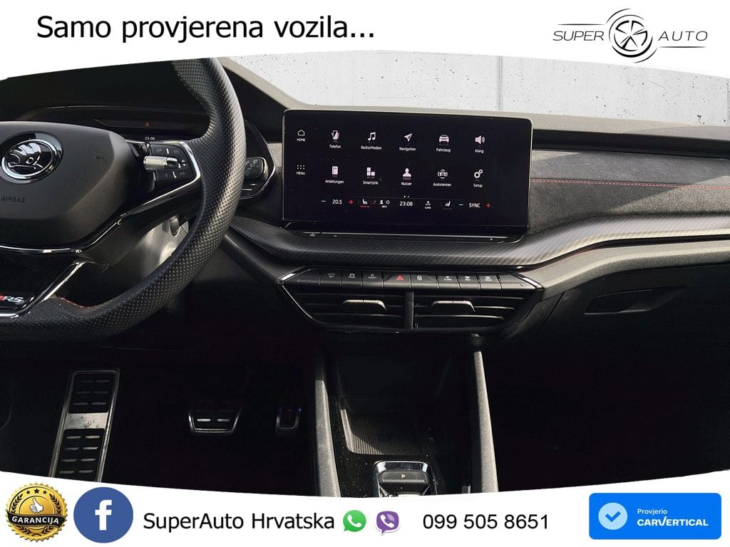 Škoda Octavia Combi RS 2.0 TDI (200 KS) DSG LED+GR SJED+ACC