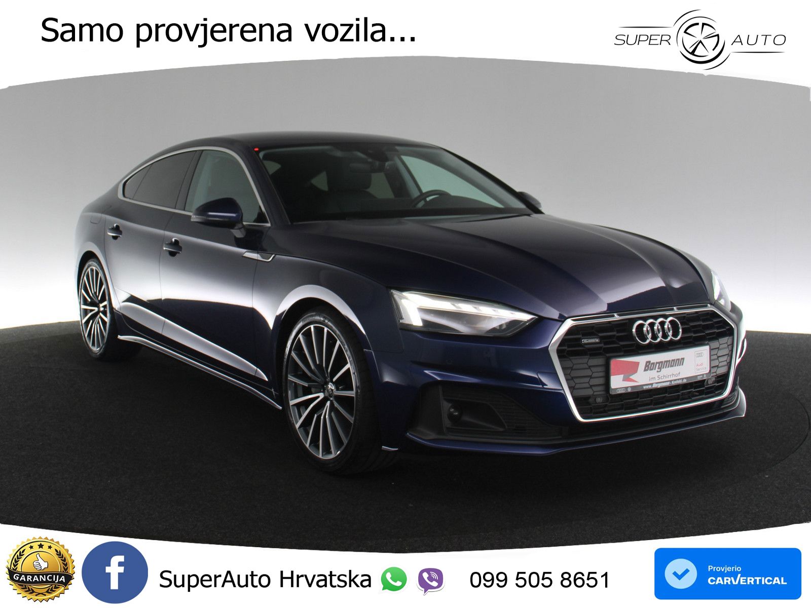 Audi A5 Sportback 40 TDI (204 KS) quattro S tronic MATRIX+GR SJED+KAM