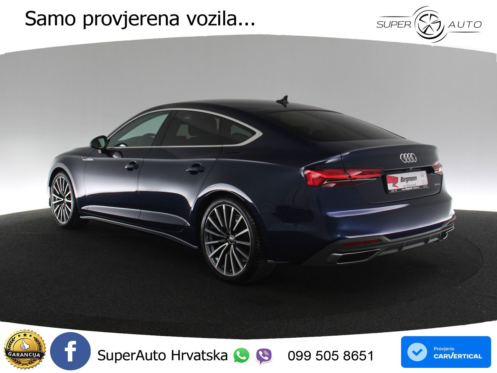 Audi A5 Sportback 40 TDI (204 KS) quattro S tronic MATRIX+GR SJED+KAM