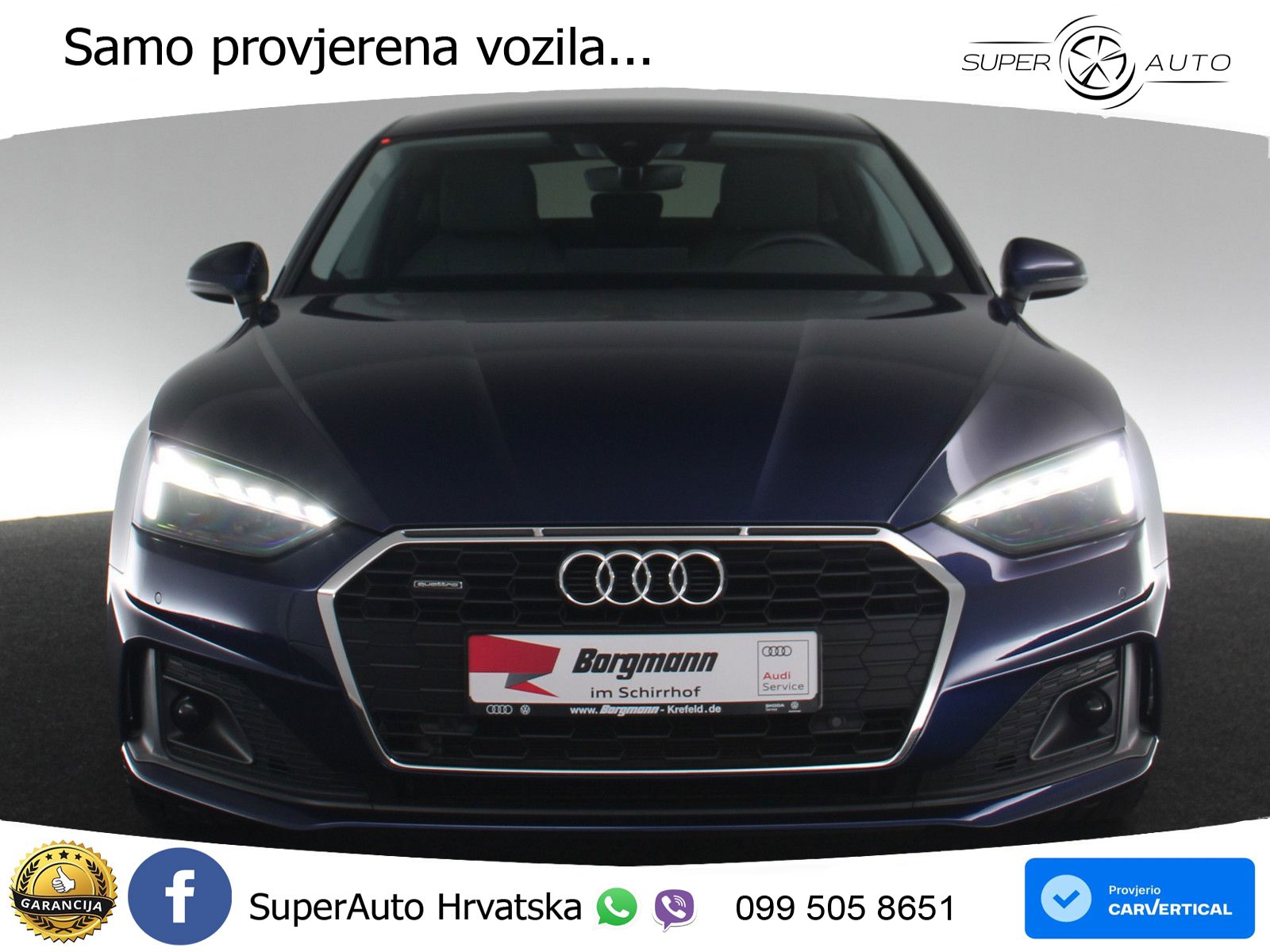 Audi A5 Sportback 40 TDI (204 KS) quattro S tronic MATRIX+GR SJED+KAM