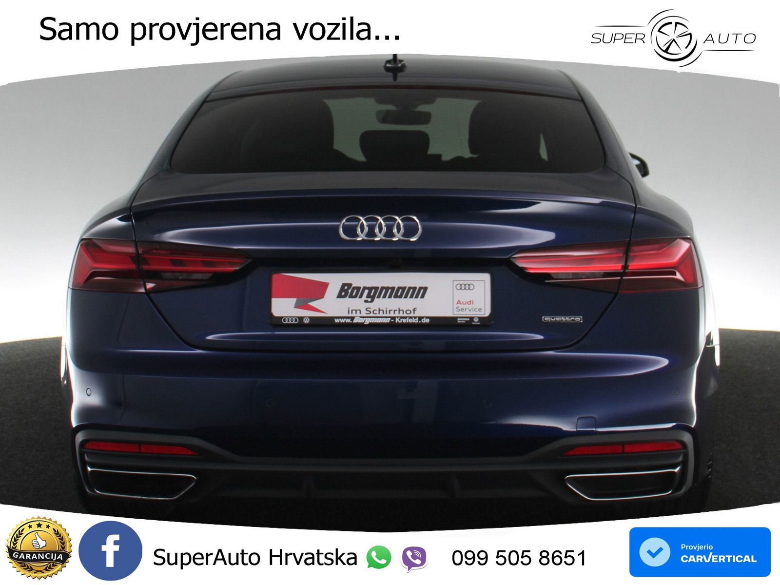 Audi A5 Sportback 40 TDI (204 KS) quattro S tronic MATRIX+GR SJED+KAM