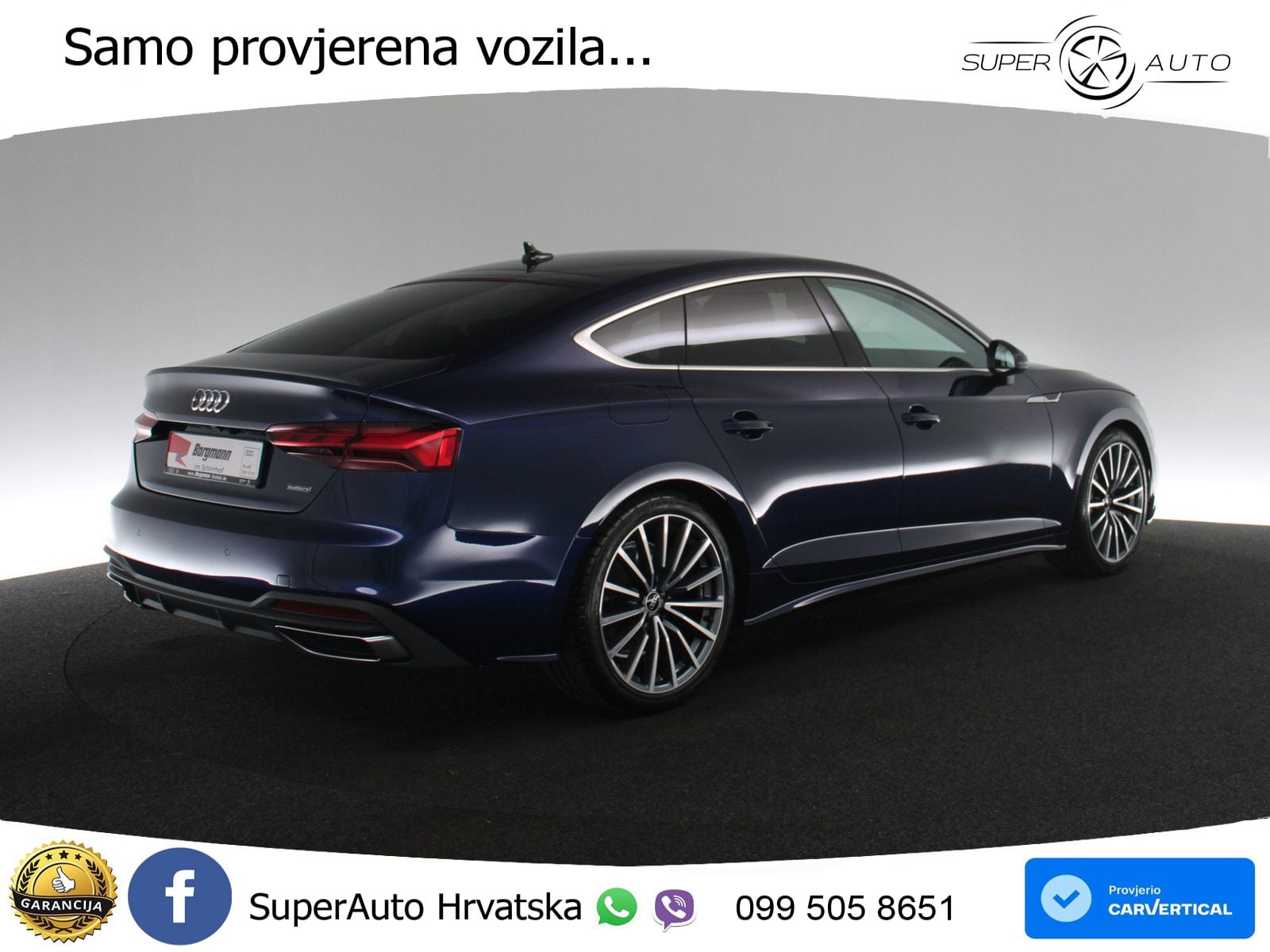 Audi A5 Sportback 40 TDI (204 KS) quattro S tronic MATRIX+GR SJED+KAM