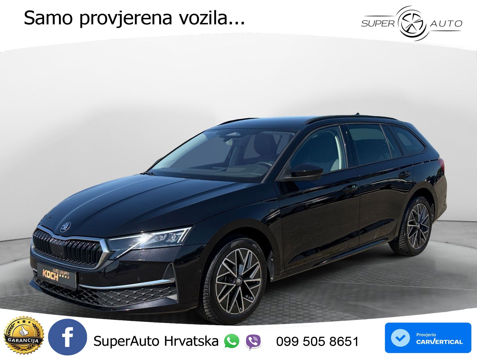 Škoda Octavia Combi 2.0 TDI (150 KS) DSG LED+GR SJED+ACC