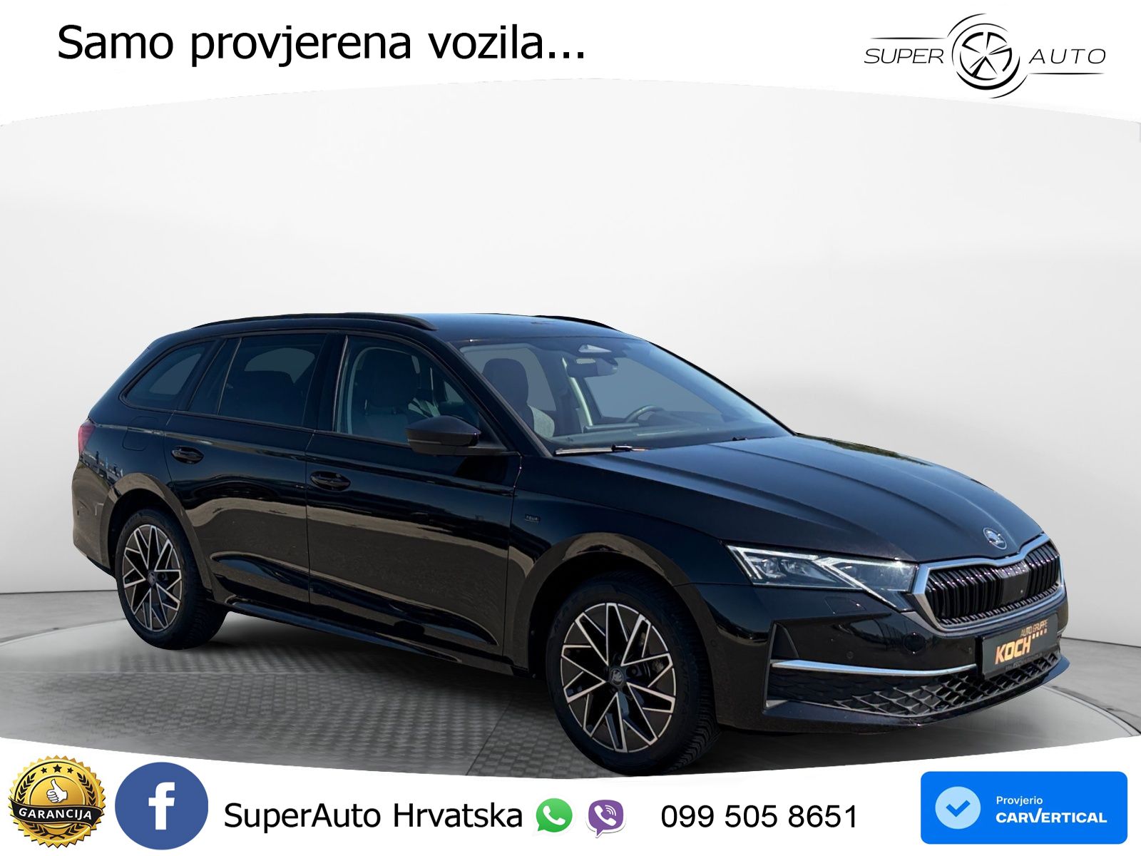 Škoda Octavia Combi 2.0 TDI (150 KS) DSG LED+GR SJED+ACC