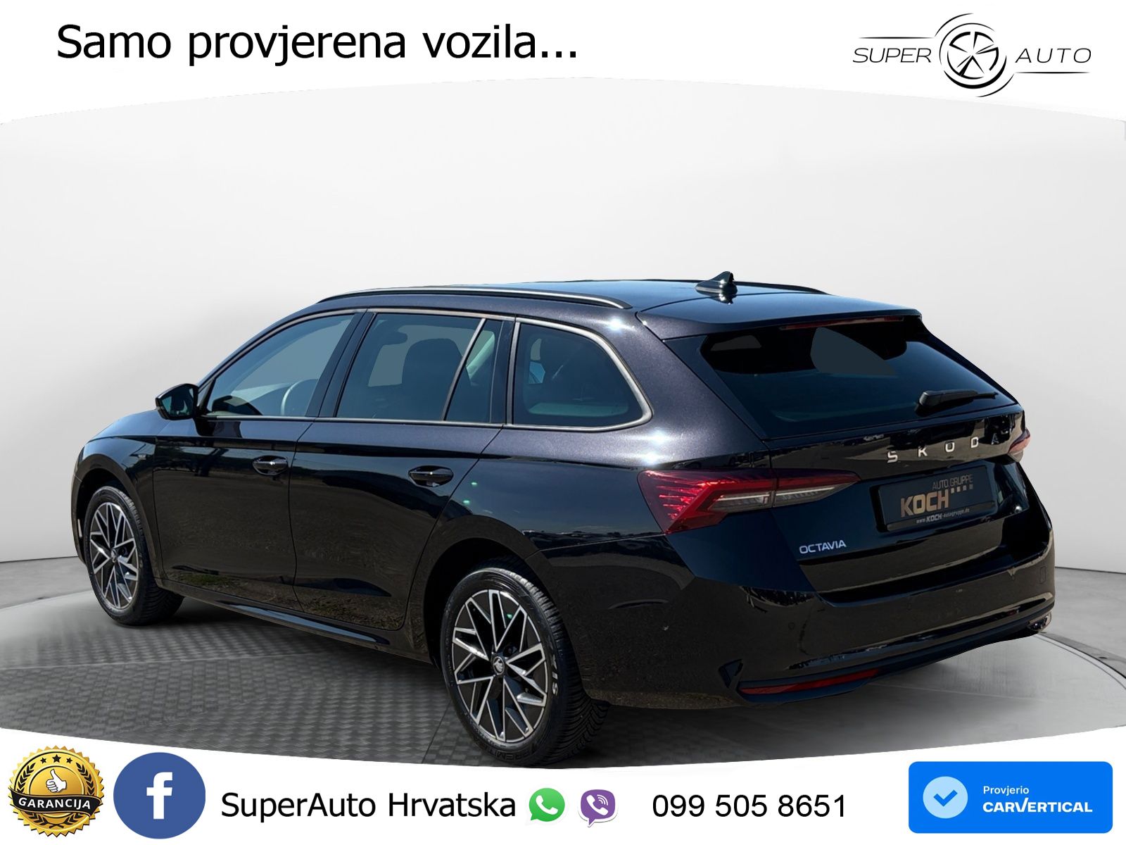 Škoda Octavia Combi 2.0 TDI (150 KS) DSG LED+GR SJED+ACC