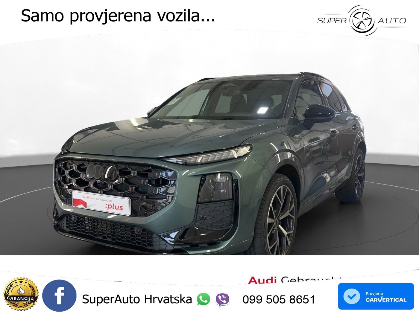 Audi Q3 2.0 TDI (150 KS) S tronic S line LED+GR SJED+ACC