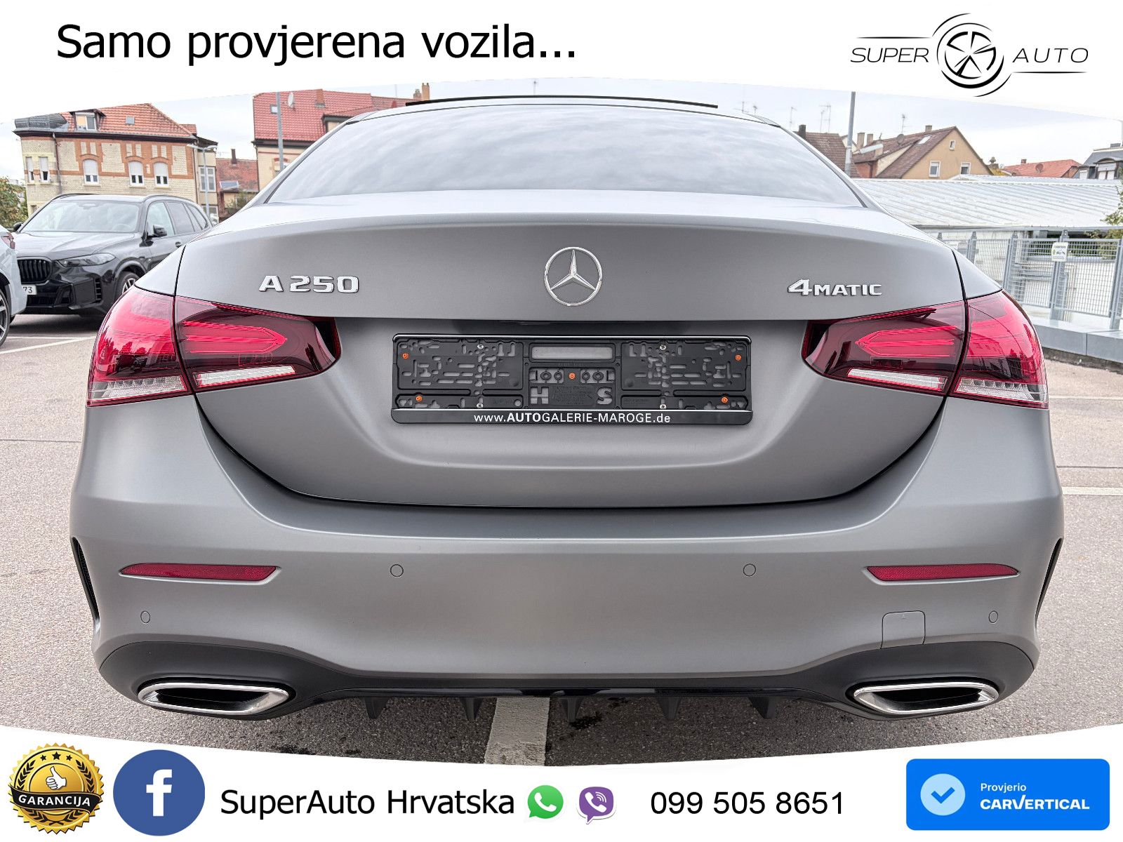 Mercedes-Benz A 250 4MATIC 8G-DCT AMG ACC+HEAD+GR SJED+360+PANO